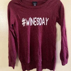 Winesday sweater